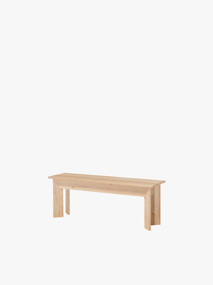 BATU banco de madeira 120x35