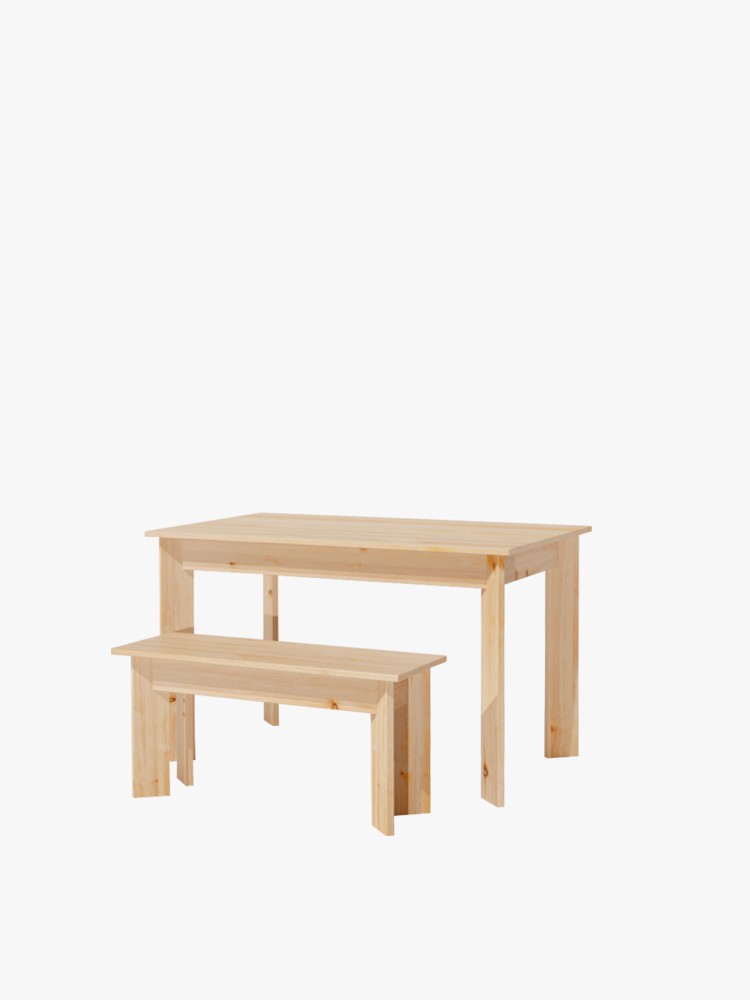 BATU conjunto mesa 120x80 com bancos
