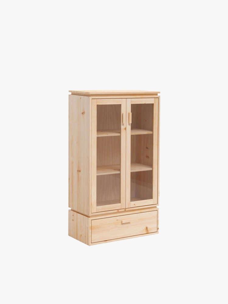 LIBE vitrina com gaveta 78x143
