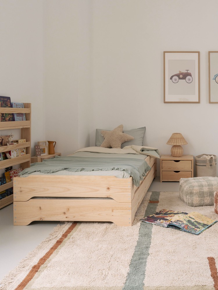 MENDI cama montessori empilhável 90 x 2 unidades 2