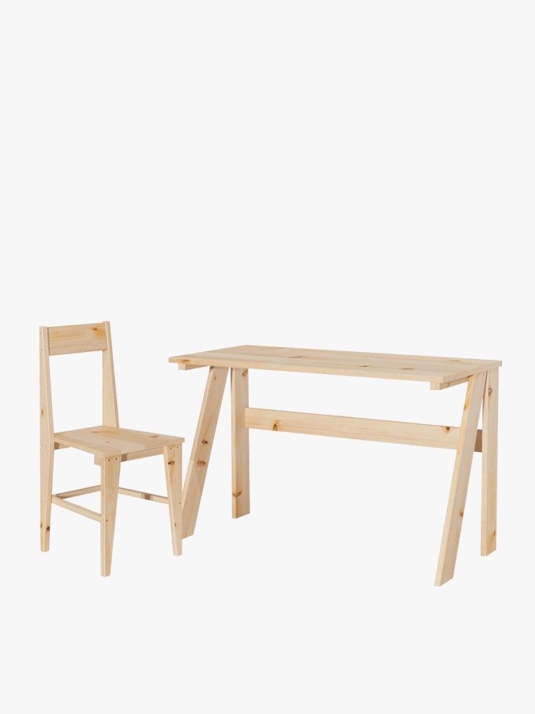 BURU conjunto secretária 120x55 com cadeira