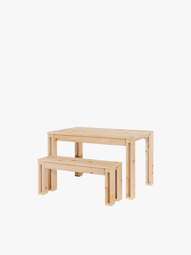 ARINA conjunto mesa 120x88 com bancos