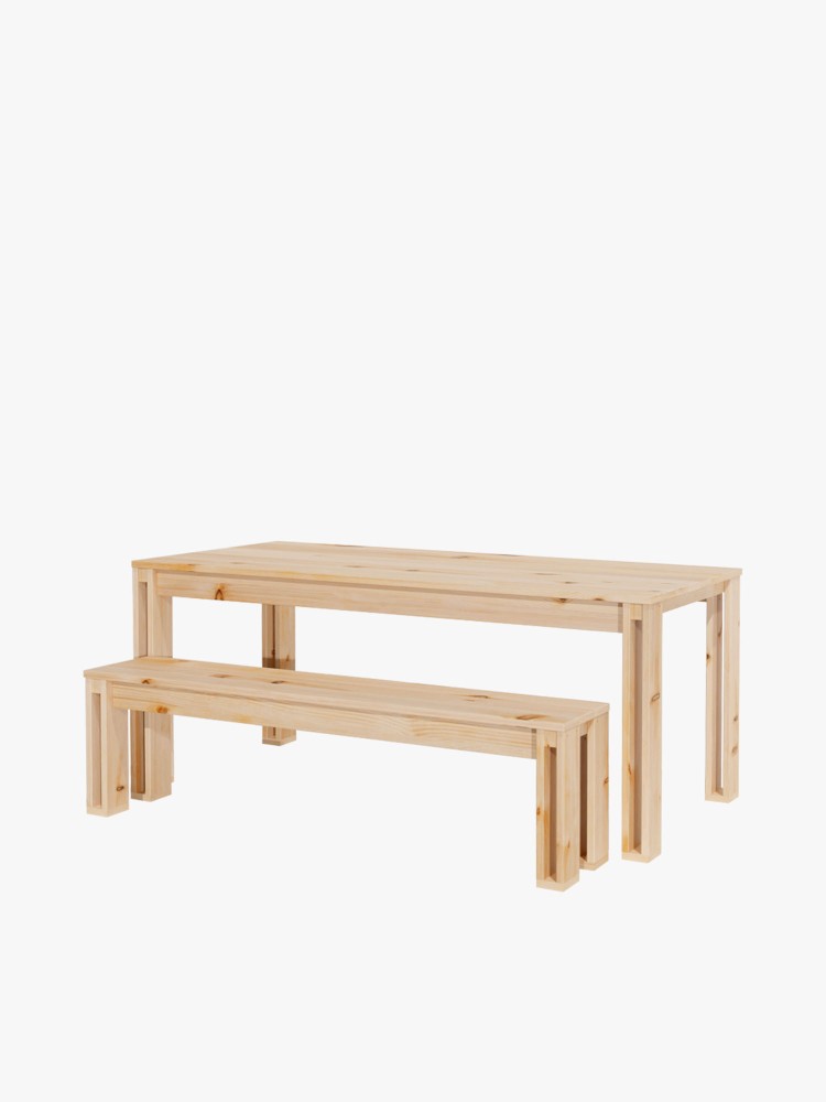 ARINA conjunto mesa 180x88 com bancos