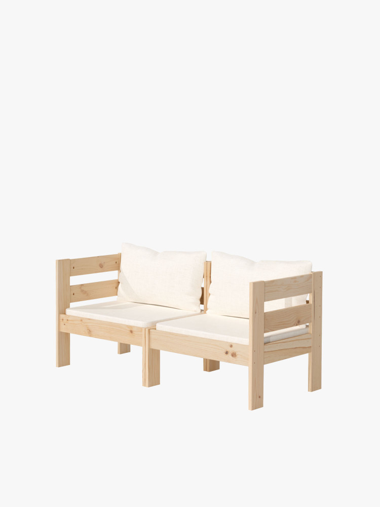 OREKA conjunto sofá modular 2 lugares