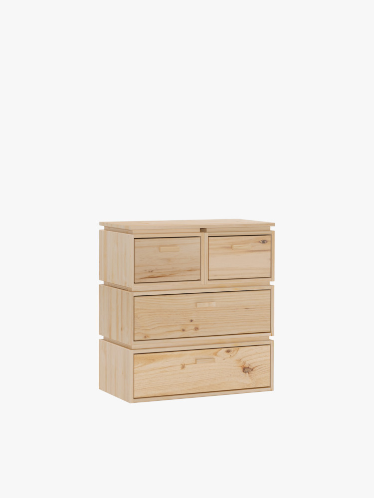 LIBE cómoda com 4 gavetas 78x87