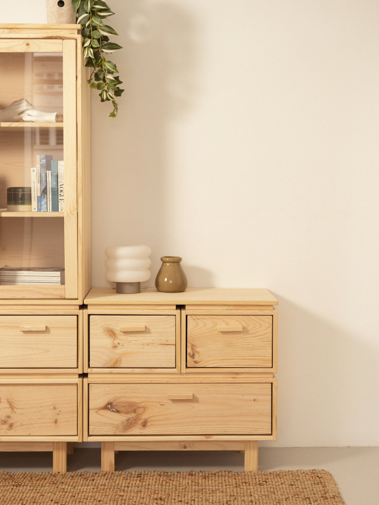 AIKA cómoda com 3 gavetas 78x72 2