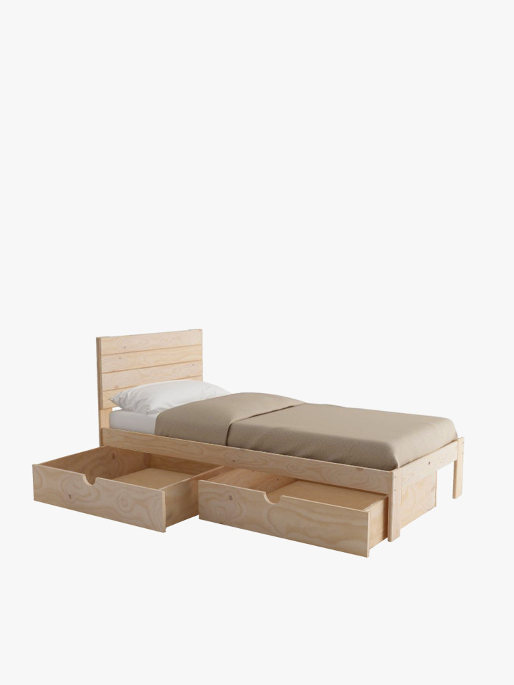 TESTA cama individual 80 com 2 gavetas