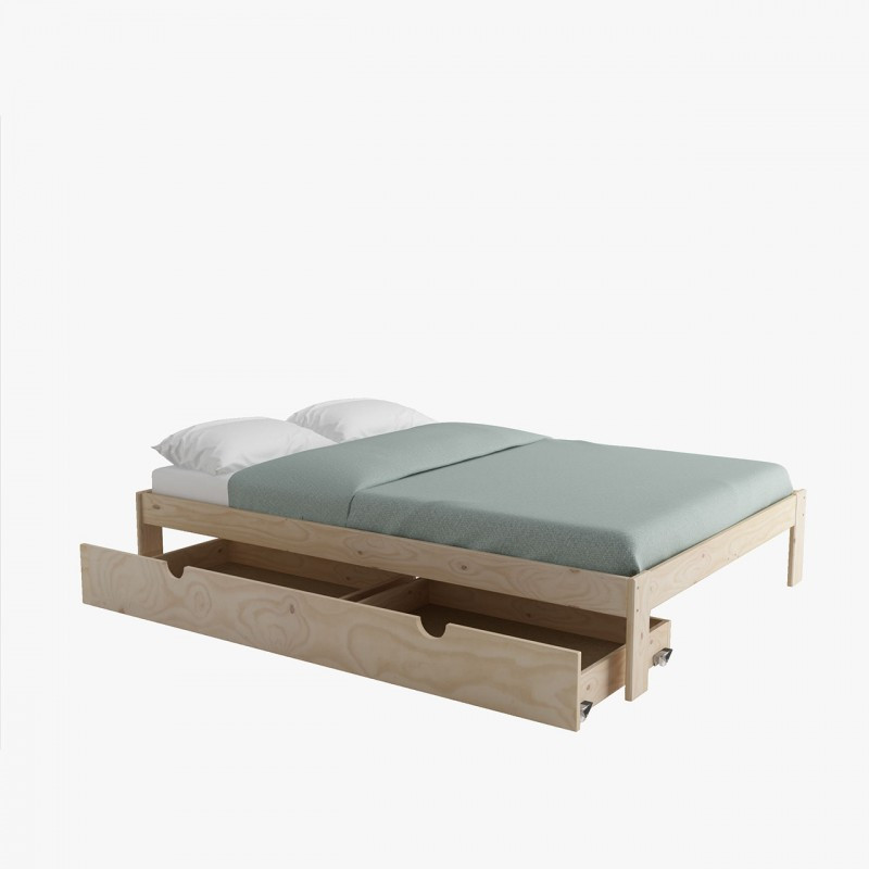BASO CAMA 140 COM GAVETA DE...