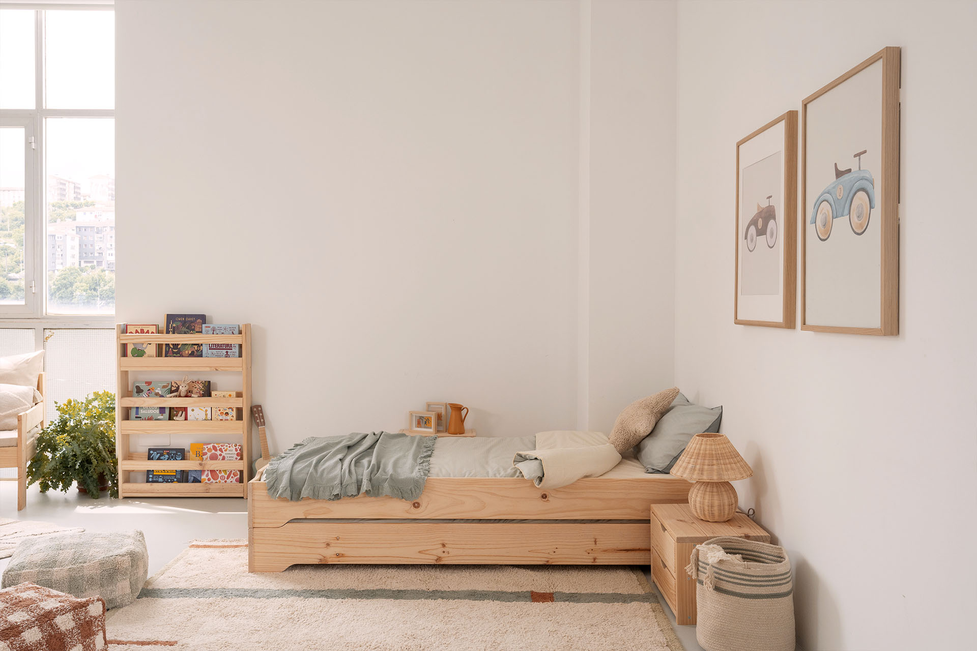 MENDI cama montessori empilhável 90 x 2 unidades