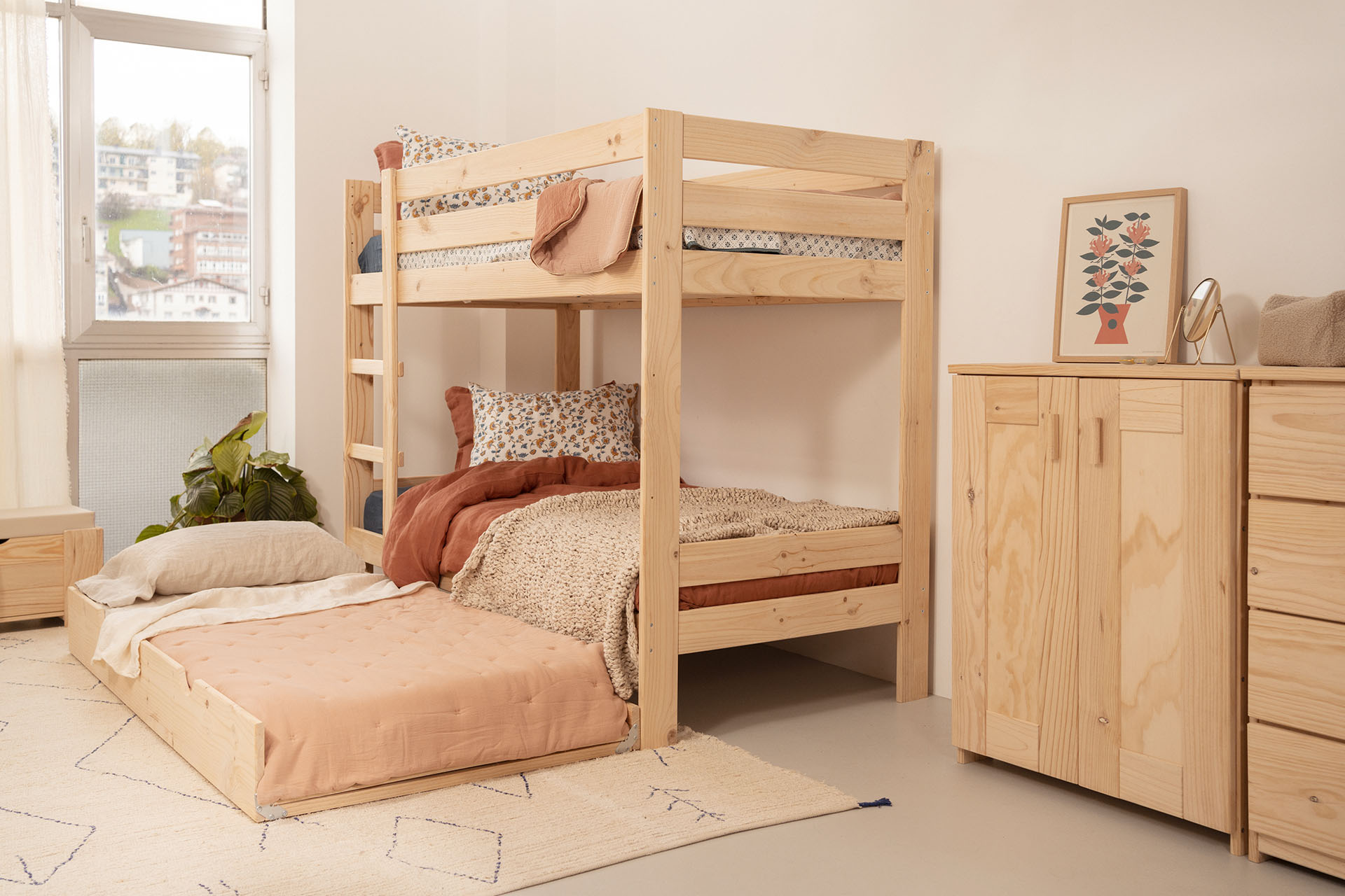 LORE beliche 80 com gaveta-cama