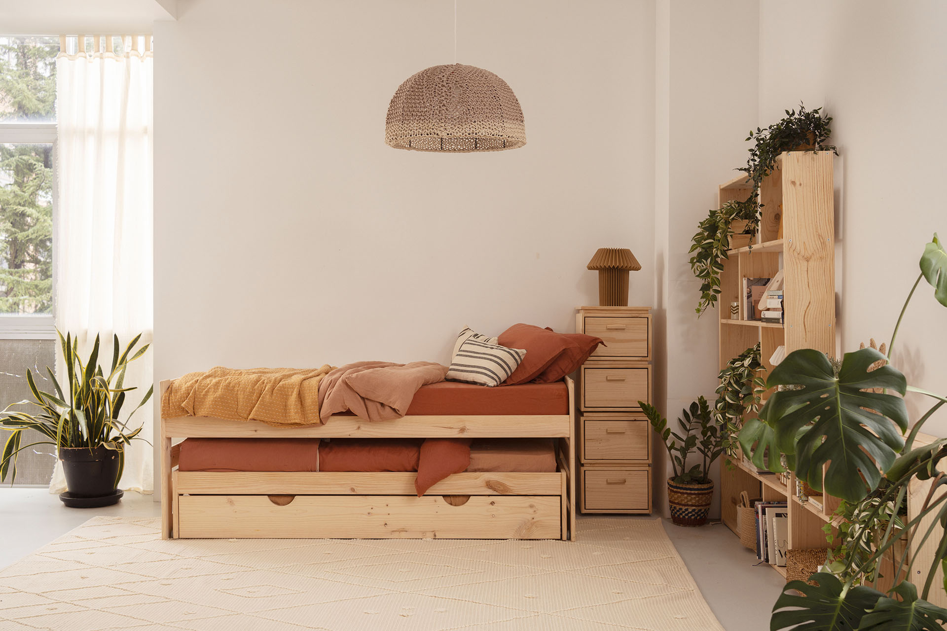 LORE cama dupla compacta tripla