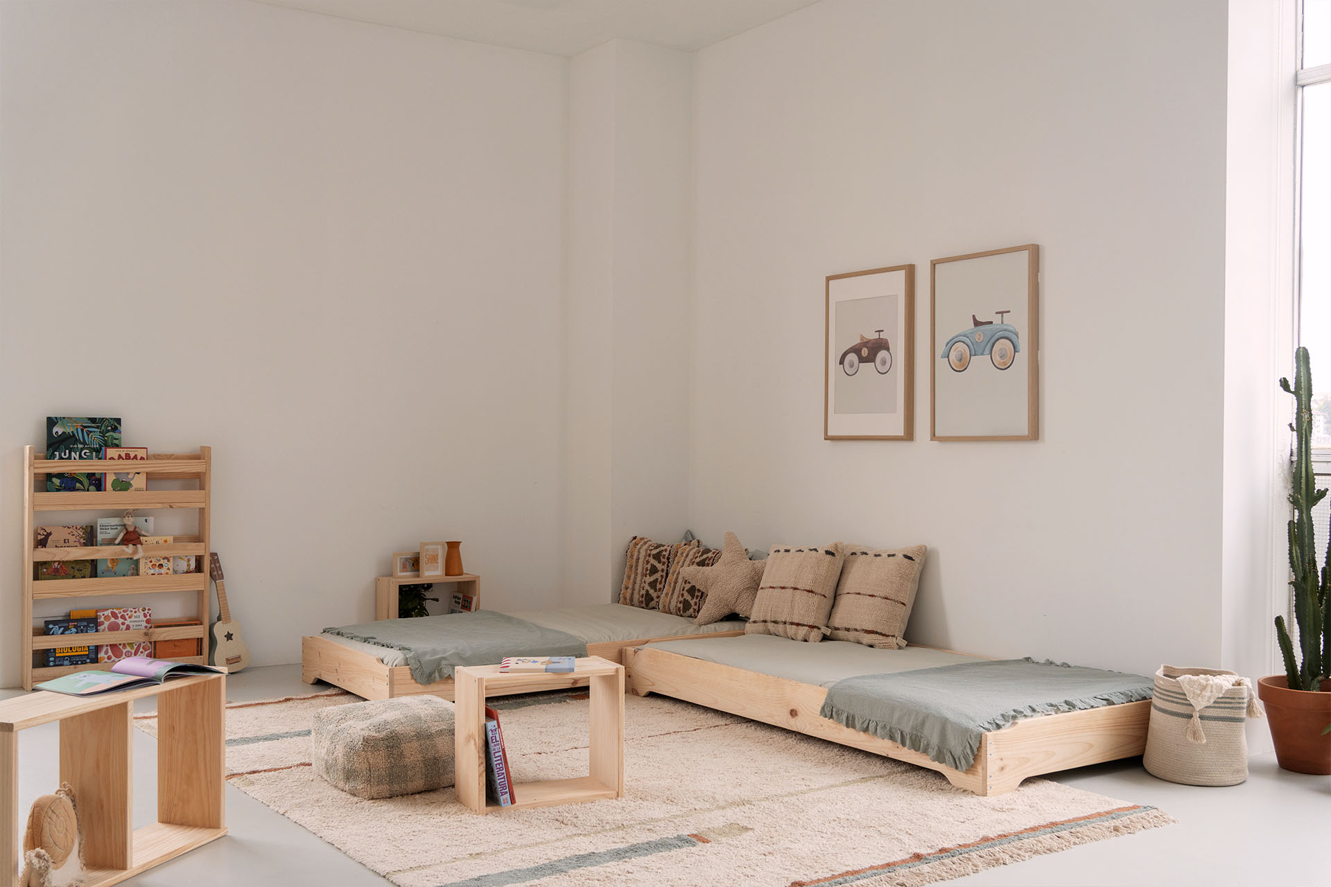 MENDI cama montessori empilhável 90 x 2 unidades