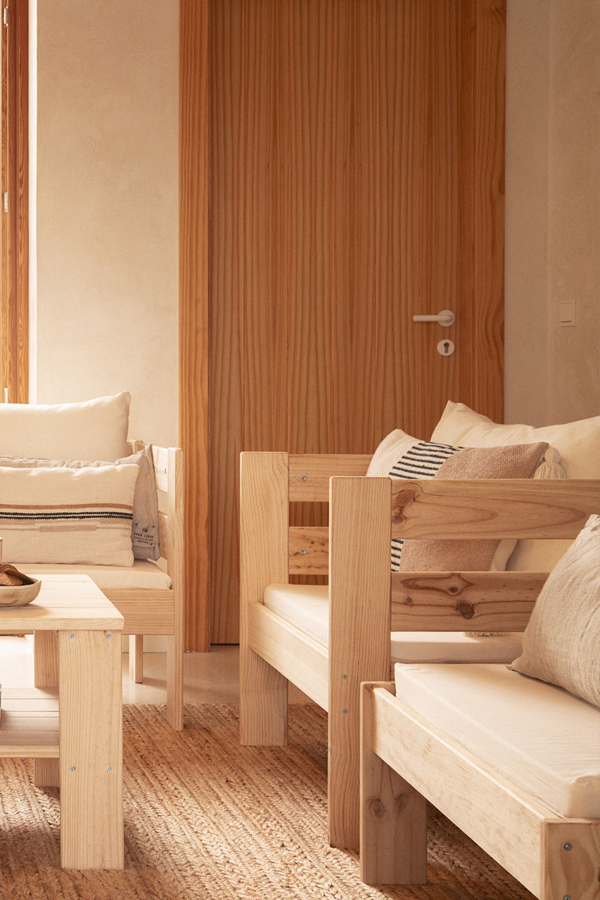 OREKA poltrona modular com 2 braços