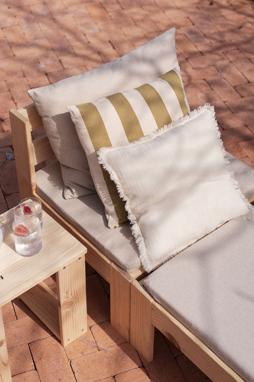 OREKA conjunto modular chaise longue para exterior