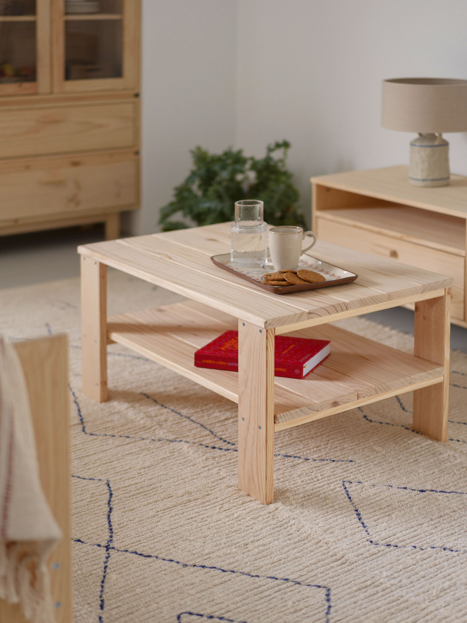 LAUKI mesa de centro 88x55