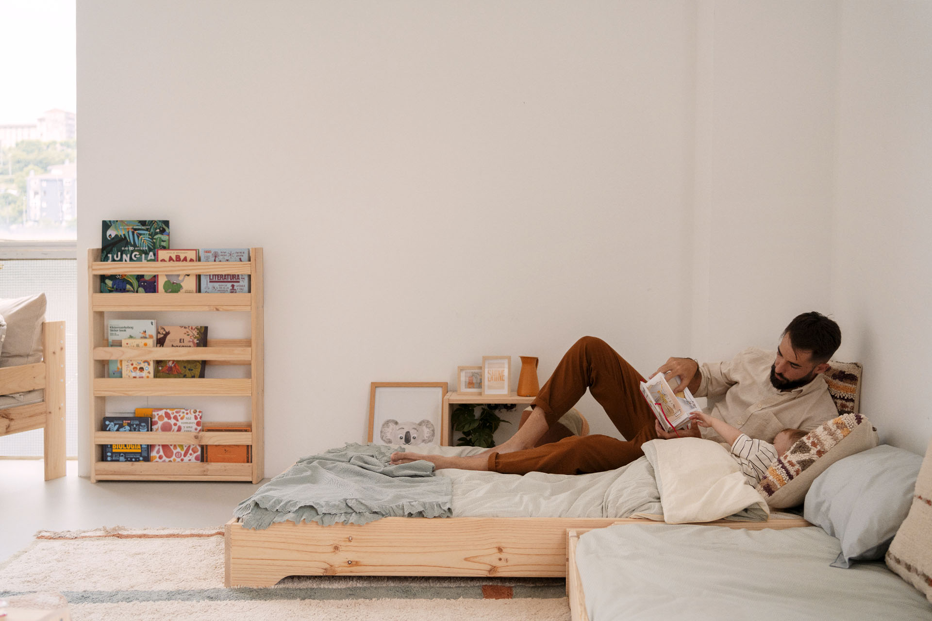 MENDI cama montessori empilhável 90 x 2 unidades