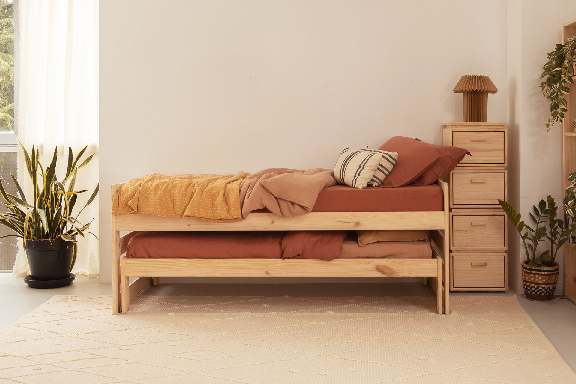 LORE cama dupla compacta