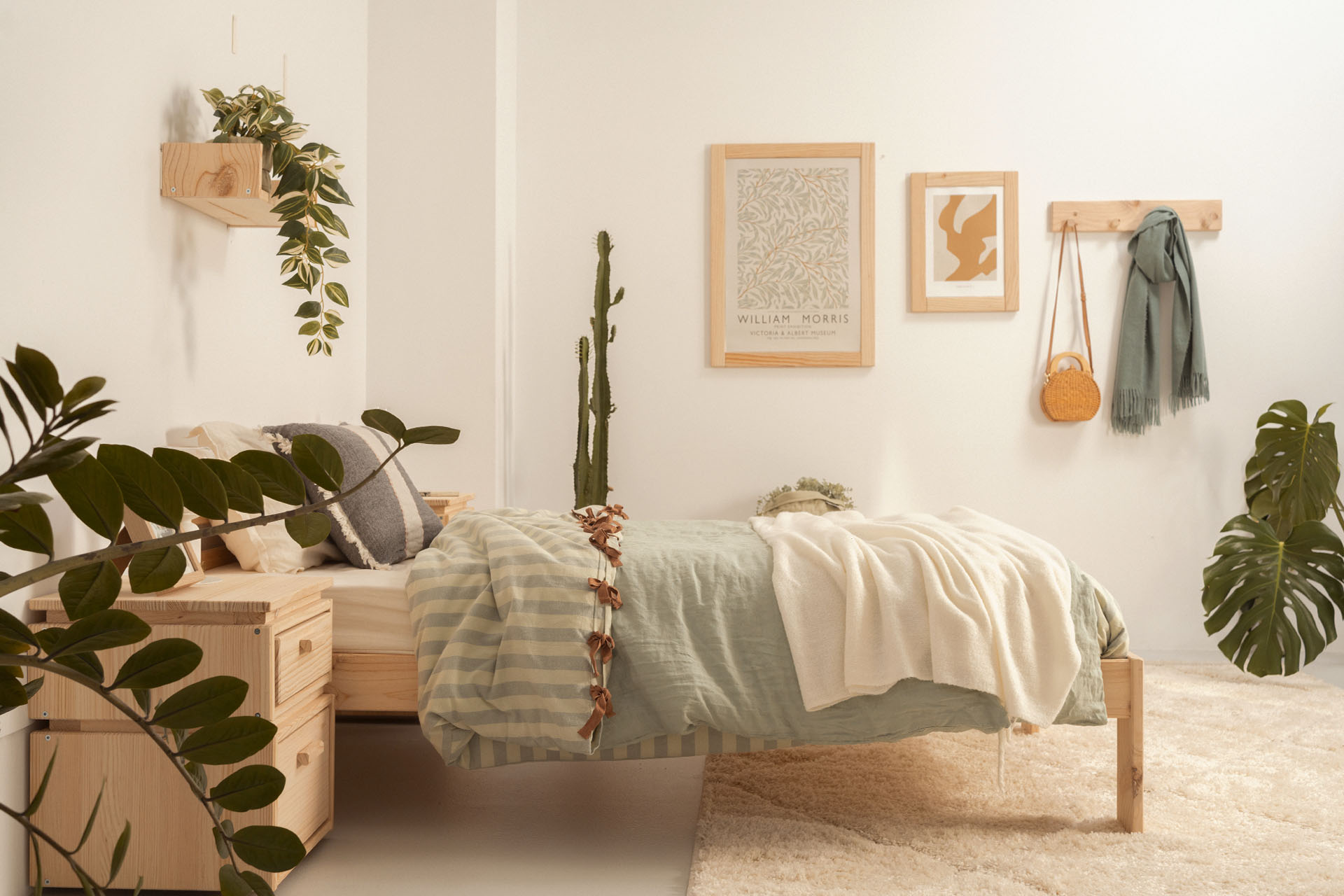 LIBE mesa de cabeceira com 2 gavetas 39x49