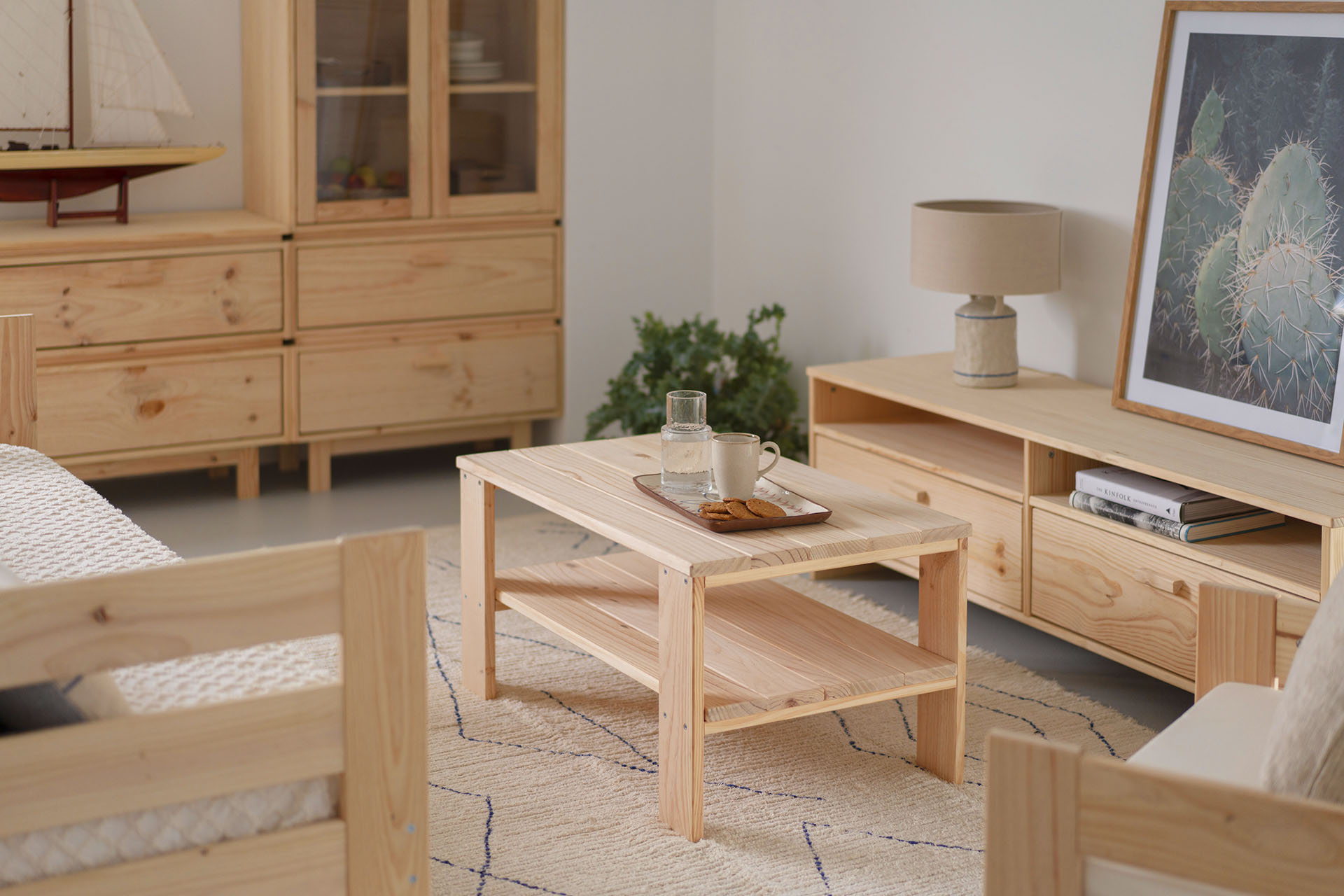 LAUKI mesa de centro 88x55