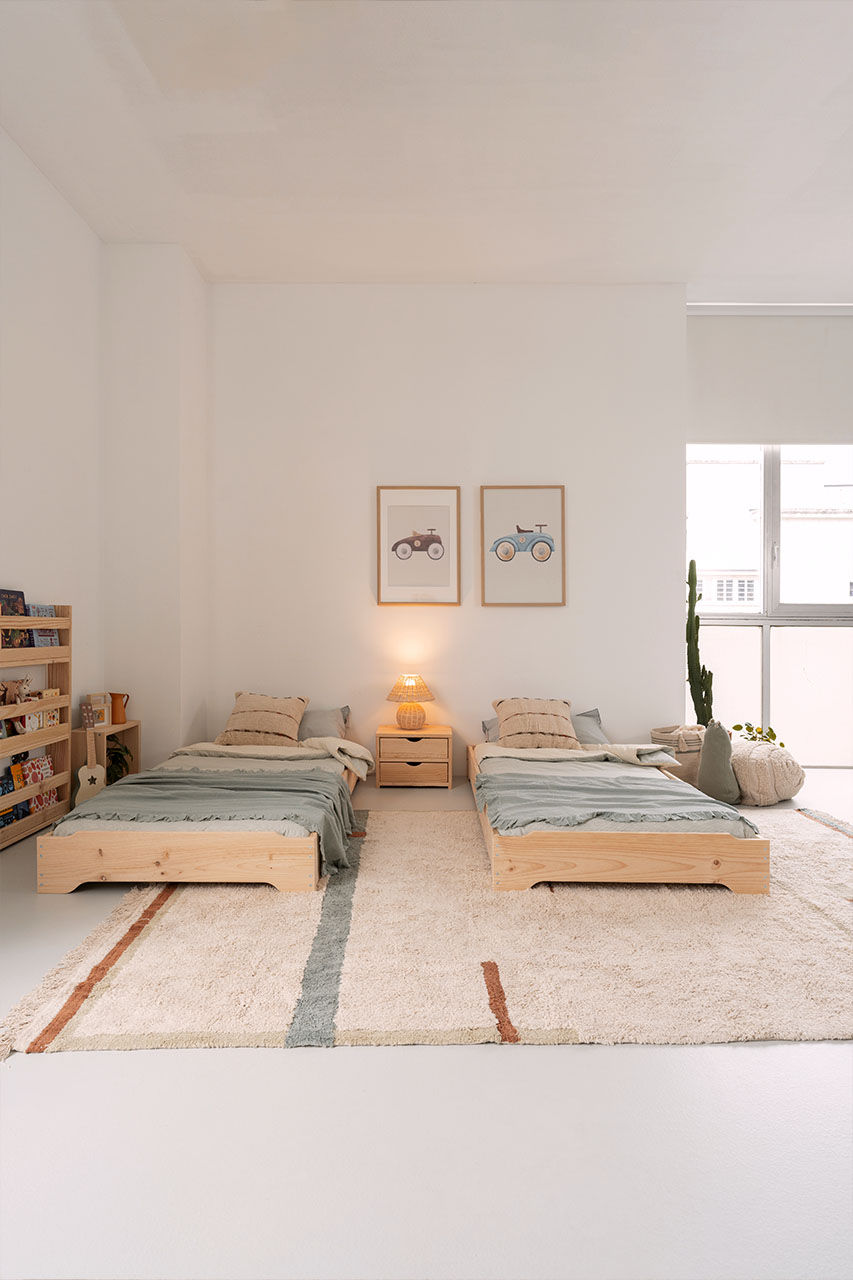 MENDI cama montessori empilhável 90 x 2 unidades