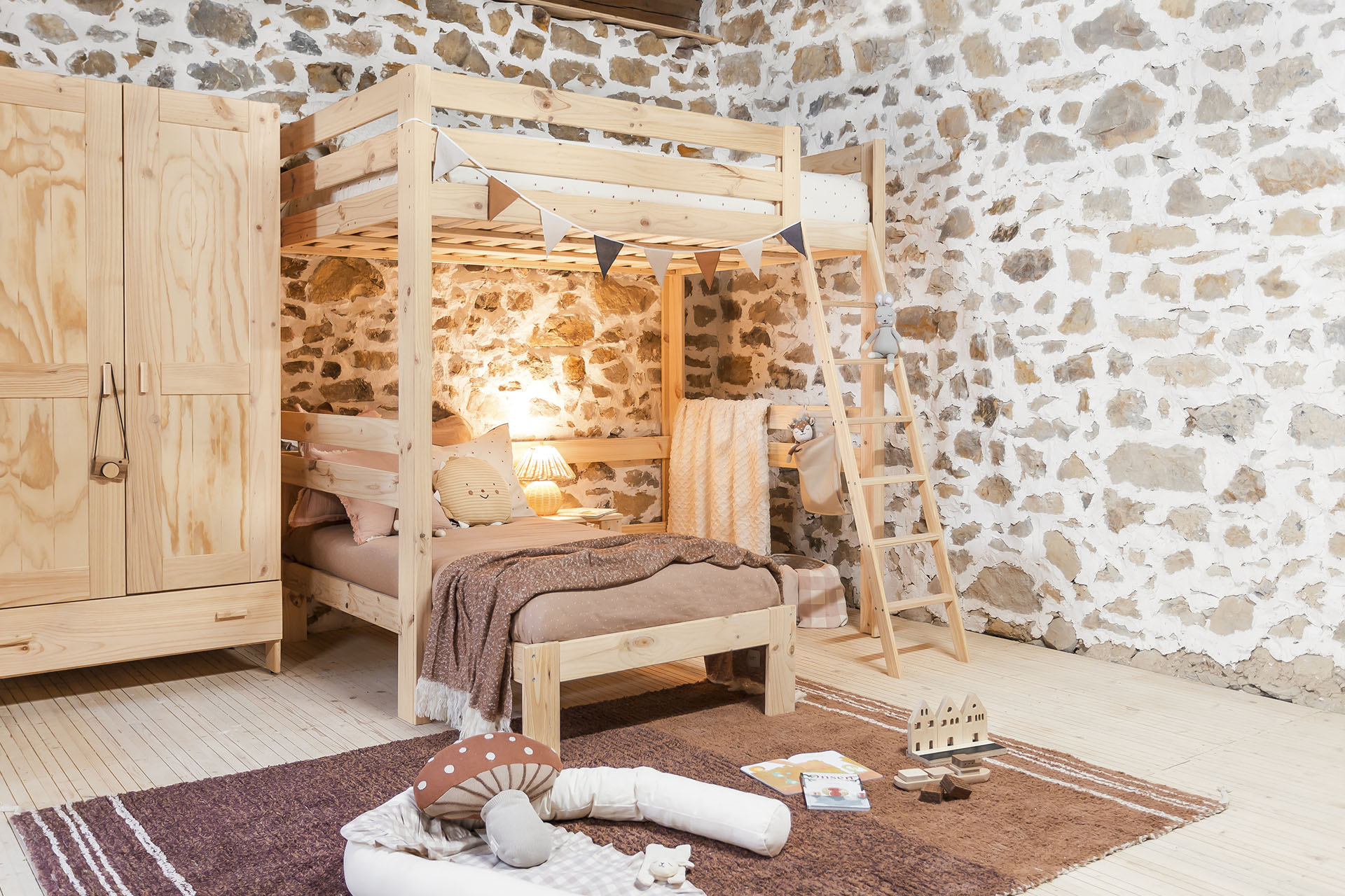LORE cama alta 135